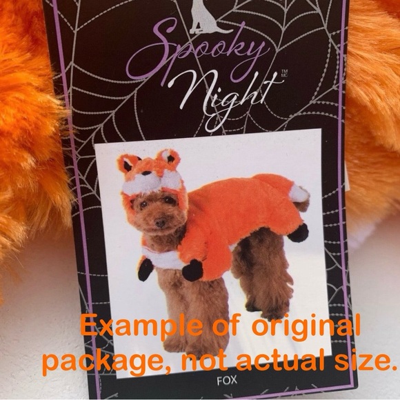 Plush Fox Costume for XXL Dog by Spooky Night - Picture 1 of 11